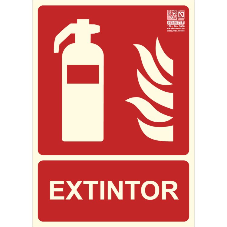 Señal lucha contra incendios EXTINTOR