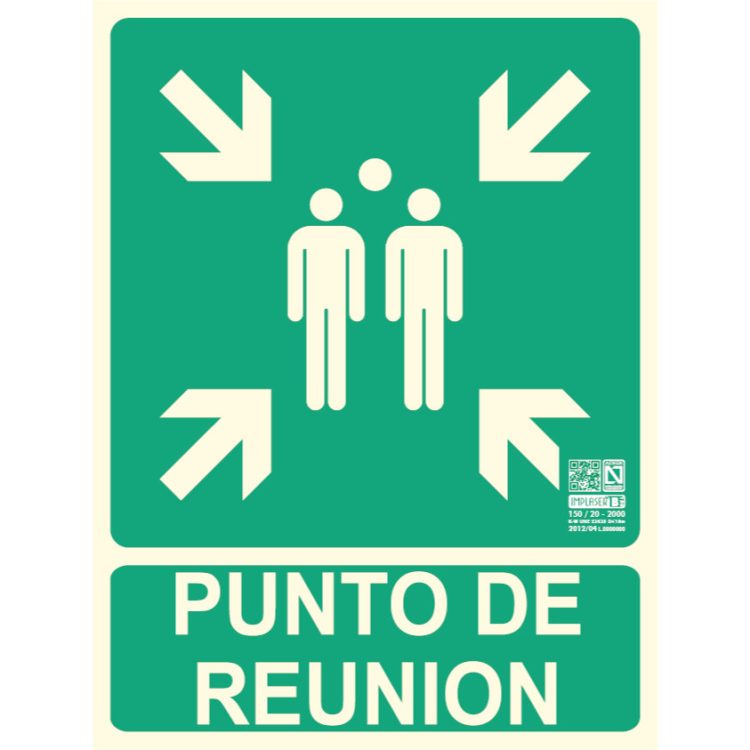 Señal evacuación PUNTO DE REUNIÓN