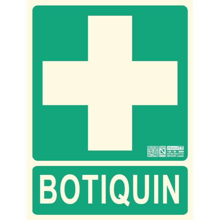 Señal evacuación BOTIQUÍN