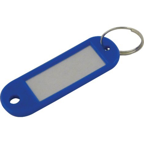 Porta etiquetas con ventana + anilla