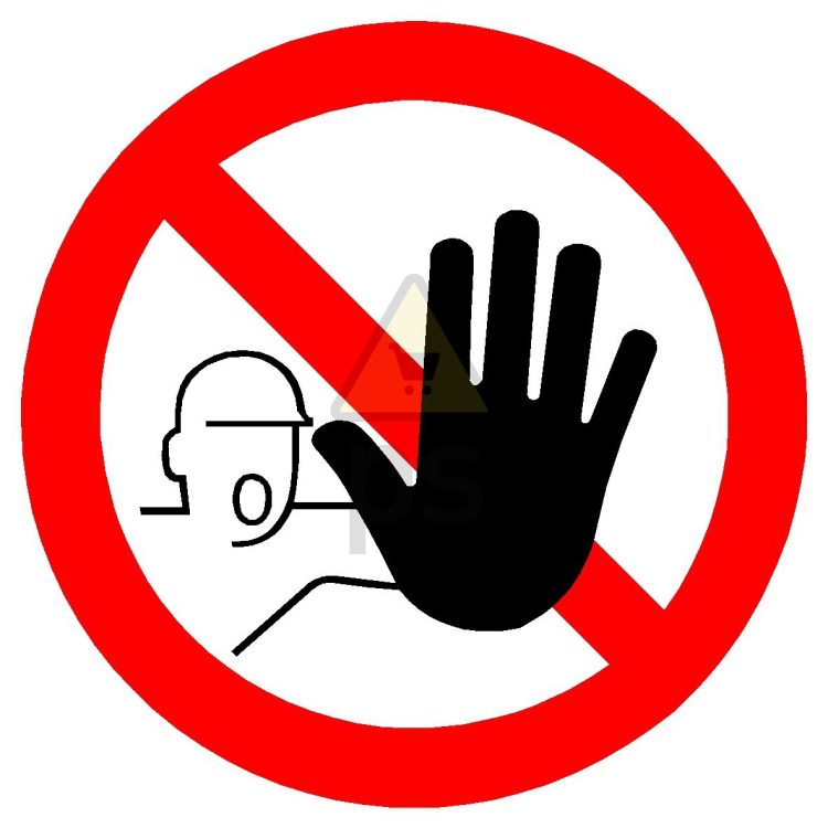 Señal prohibición "SOLO PERSONAL AUTORIZADO"