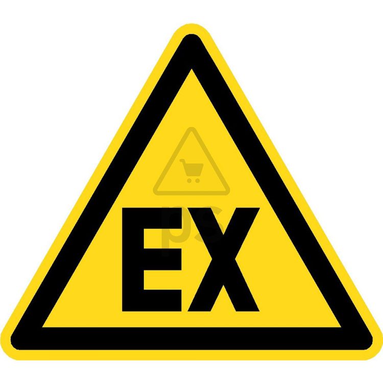 Señal advertencia "ATMOSFERA EXPLOSIVA"